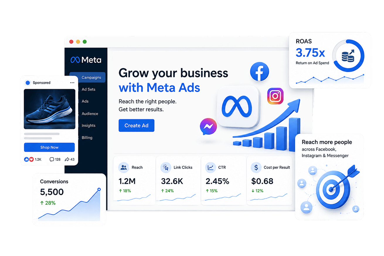 Scale Your Brand With a <span class="greenText">Meta Ads Agency </span> in Toronto Built Around Results